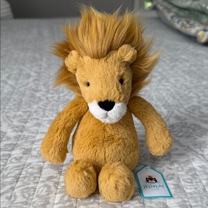 Jellycat Little Bashful Lion Plush BNWT - Authentic